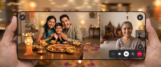 Video and audio calling on SAAS Call