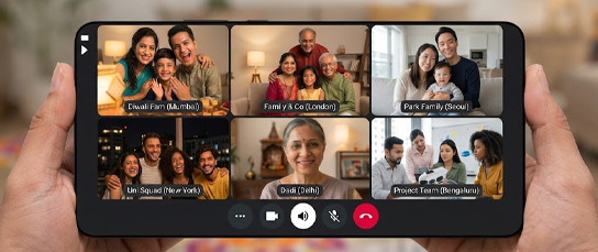 Group calling on SAAS Call